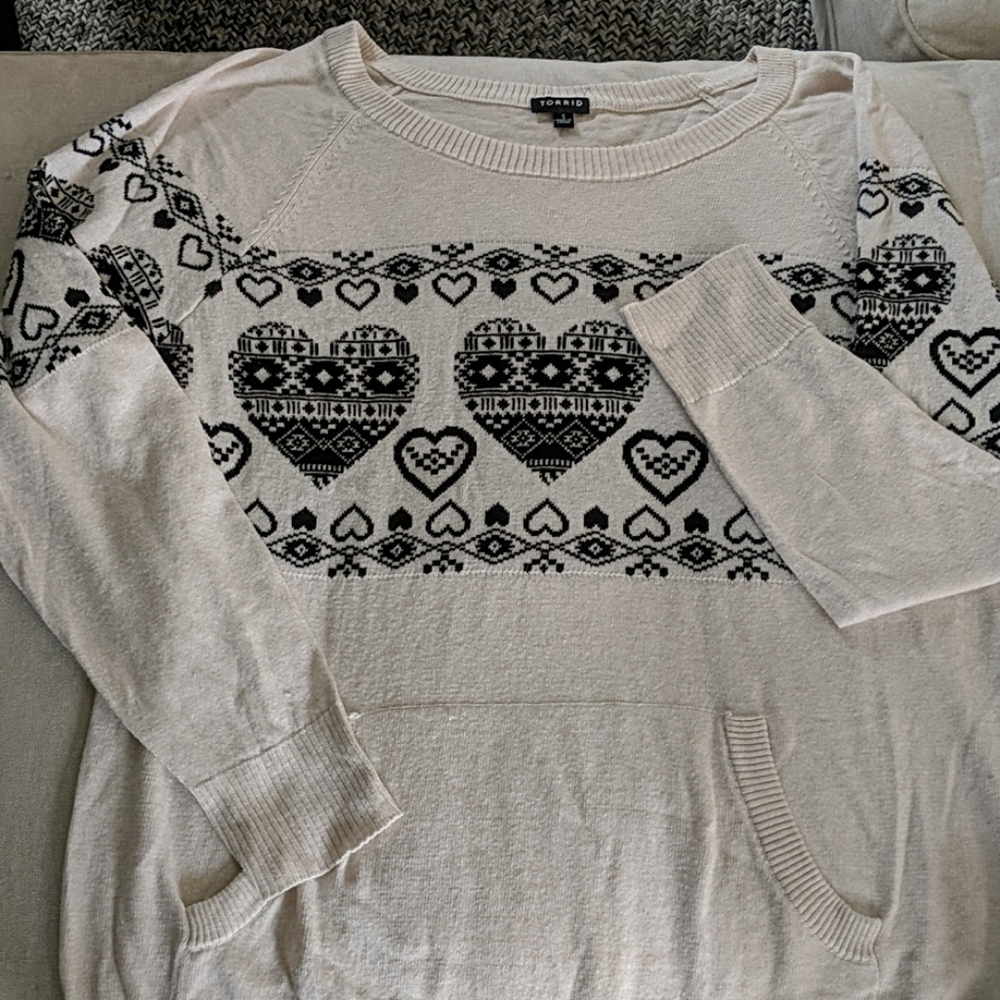 Fair Isle Heart Sweater